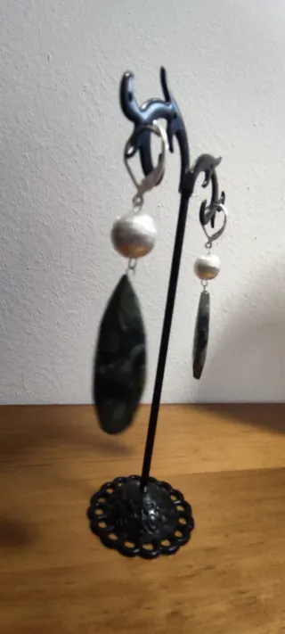 Pendientes Jaspe Kambaba
