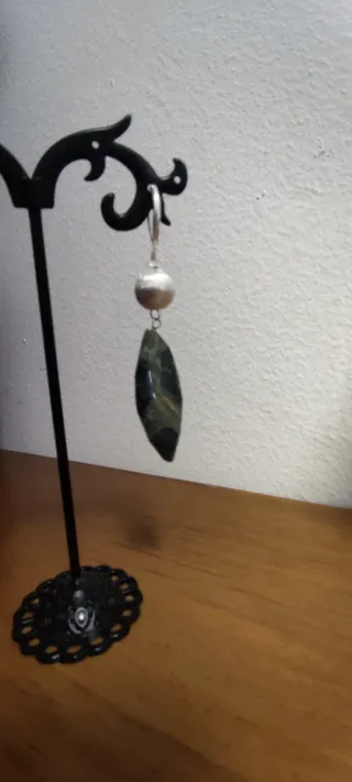 Pendientes Jaspe Kambaba