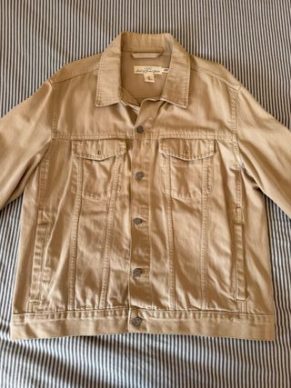 Chaqueta vaquera H&M beige