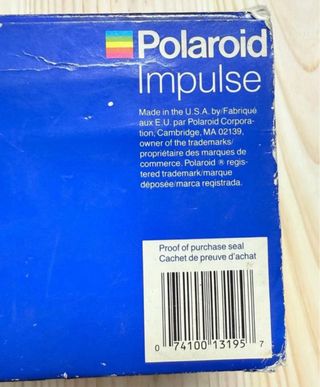 Cámara Polaroid Impulse Negra