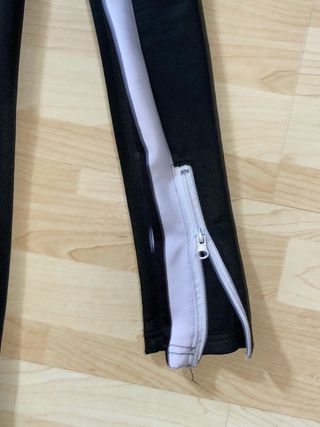 Palm Angels Pantalone Nero Bianco