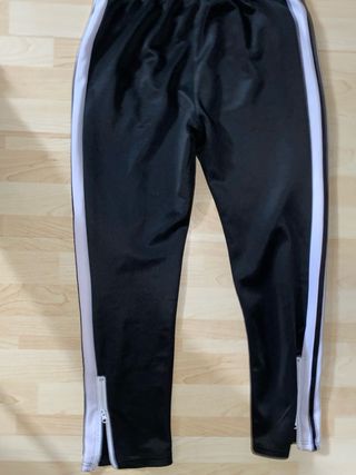 Palm Angels Pantalone Nero Bianco