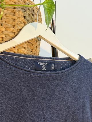 Jersey de hombre azul - Springfield talla XL