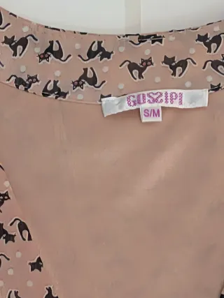 Blusa mujer estampado gatos