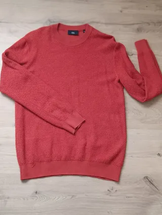 Sudadera C&A Chico Talla M color coral/naranja