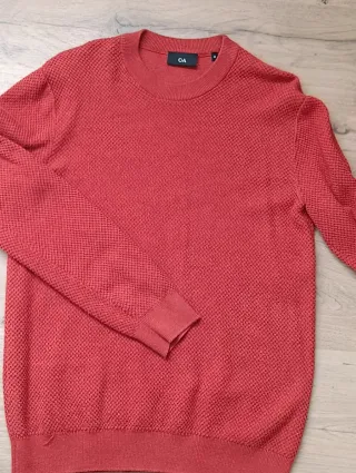 Sudadera C&A Chico Talla M color coral/naranja