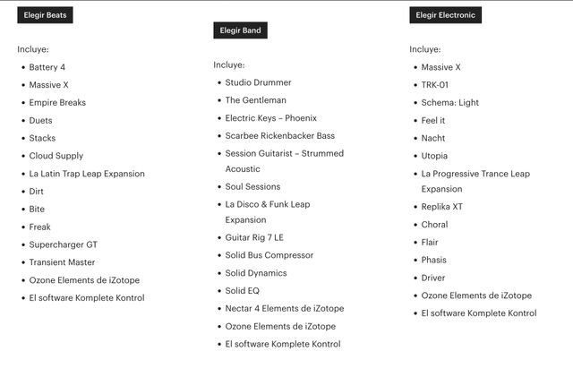 Native instruments select