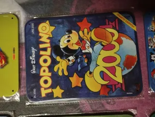 Targhe metalliche Topolino Disney