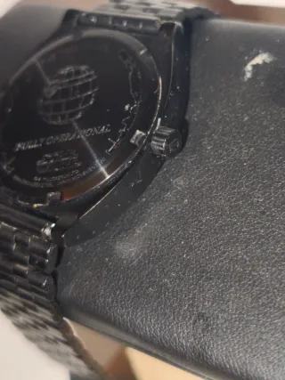 Reloj Nixon Negro y Plateado