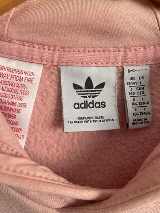Sudadera Adidas Rosa Talla XS