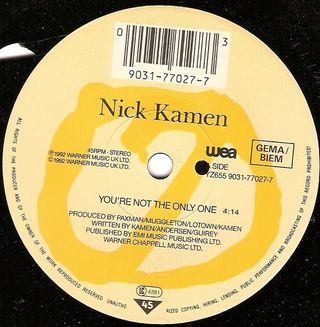 Nick Kamen You're Not The Only One 7" 1992