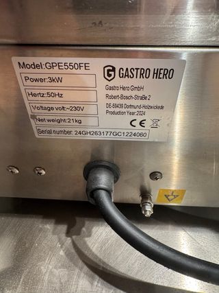 Plancha Industrial Acero Inoxidable