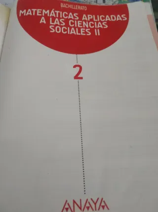 Matemáticas aplicadas a las Ciencias Sociales II.