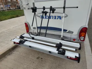 Portamotos y portabicicletas para autocaravana