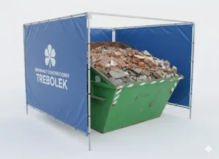 Estructuras publicitarias para contenedores