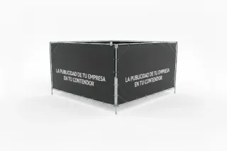 Estructuras publicitarias para contenedores