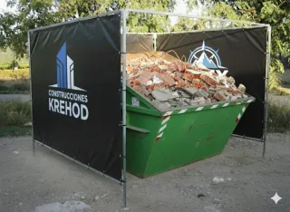 Estructuras publicitarias para contenedores