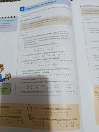 MATEMATIKA EBATZI SAILA 2 DBH EGITEN JAKIN