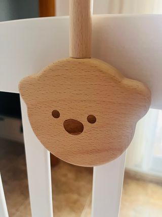 Móvil Cuna Dinosaurios Estrellas + Soporte madera