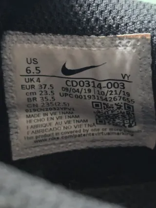 Zapatillas Nike Renew Ride Mujer Negras Blancas