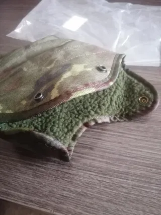 Cantimplora y funda militar camuflaje