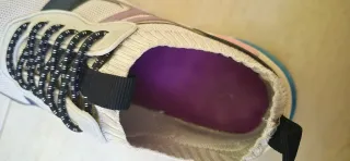 Zapatillas Zara Morado y Blanco