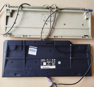 Teclado Vintage DIN5-PS2 Beige/Gris