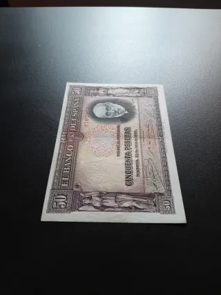 BILLETE DE 50 PESETAS DE 1935
