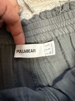 Pantalón gasa verde oliva Talla M