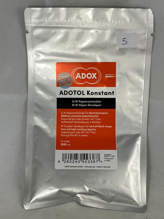 Revelador papel B/N Adox Adotol Konstant 1L