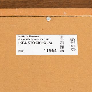 Vetrina vintage IKEA Stockholm in rovere cristal