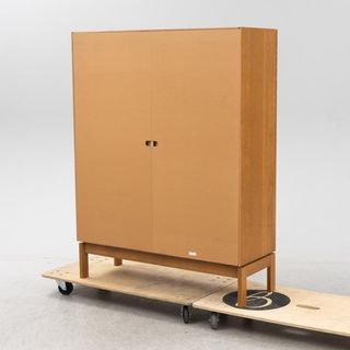 Vetrina vintage IKEA Stockholm in rovere cristal