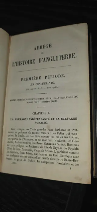 1864, Historia de Inglaterra Libro antiguo raro