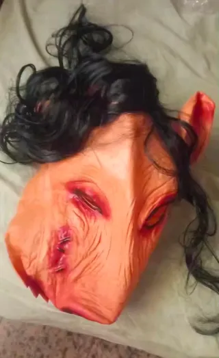Máscara de cerdo terror Halloween
