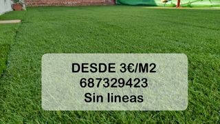 Cesped artificial reciclado