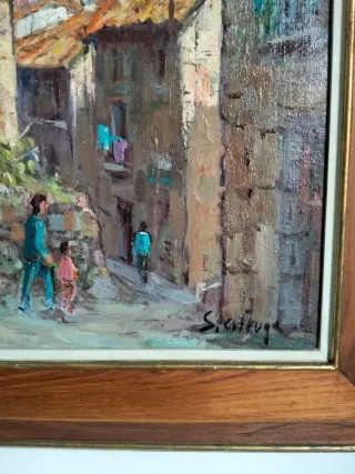 Cuadro al óleo Santiago Estruga