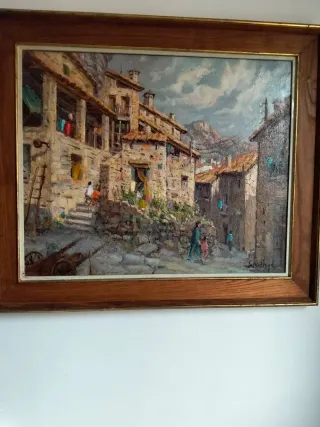 Cuadro al óleo Santiago Estruga