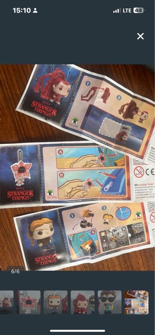 Figuras Stranger Things Kinder Joy