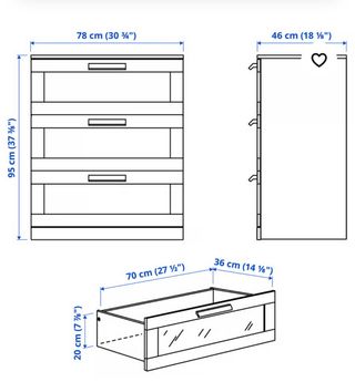 2 Cómodas BRIMNES IKEA Blancas acepto ofertas