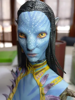 Busto Avatar de 17cm altura de Neytiri Fire and A