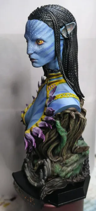 Busto Avatar de 17cm altura de Neytiri Fire and A