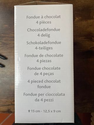 Set Fondue Cioccolato in Ceramica