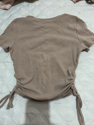 Maglietta maniche corte con coulisse