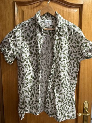 Camisa Springfield Estampado Hojas Talla M