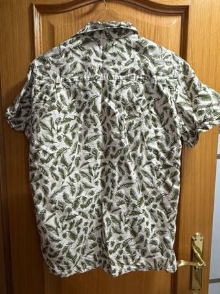 Camisa Springfield Estampado Hojas Talla M
