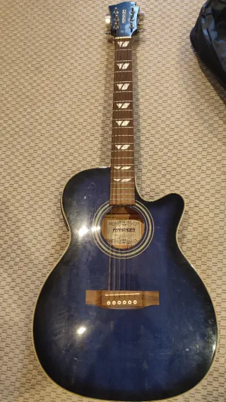 Guitarra Acústica Fernandes en Azul