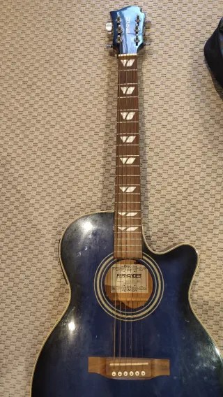 Guitarra Acústica Fernandes en Azul