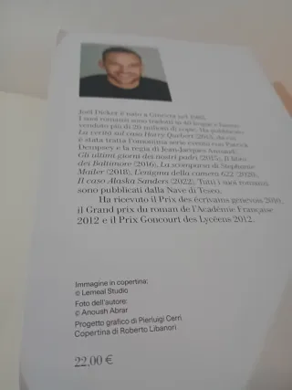 Un animale selvaggio-Joel Dicker-Romanzo