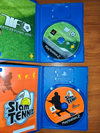 2 Juegos PS2: Esto es Futbol 2005 y Slam Tennis