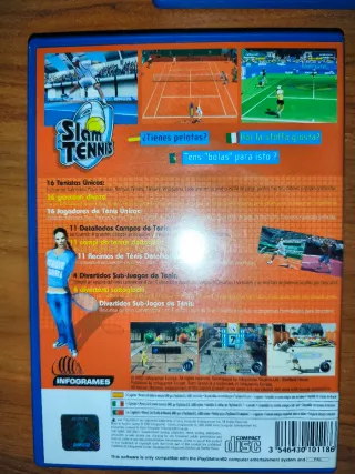 2 Juegos PS2: Esto es Futbol 2005 y Slam Tennis